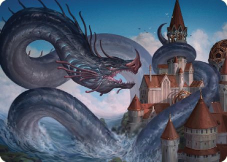 Tolarian Terror Art Card [Dominaria United Art Series] | The Time Vault CA