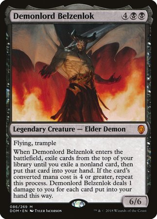 Demonlord Belzenlok [Dominaria] | The Time Vault CA