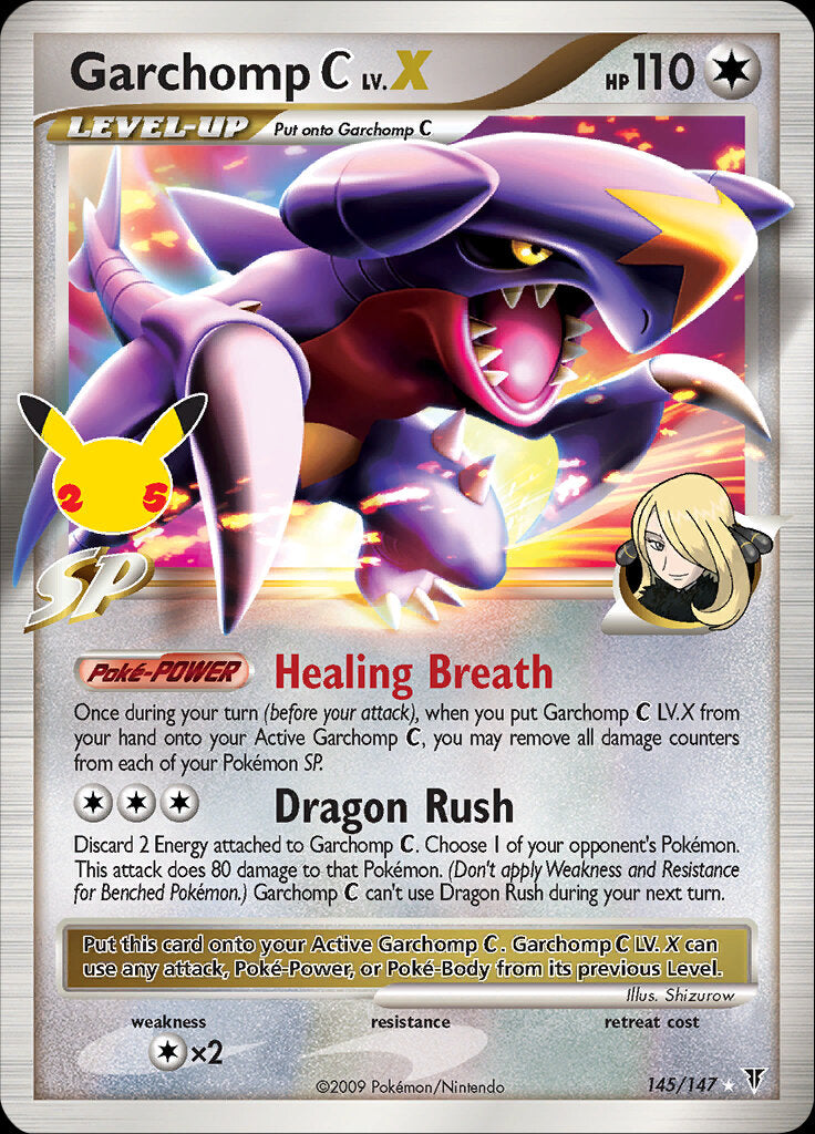 Garchomp C LV.X (145/147) [Celebrations: 25th Anniversary - Classic Collection] | The Time Vault CA