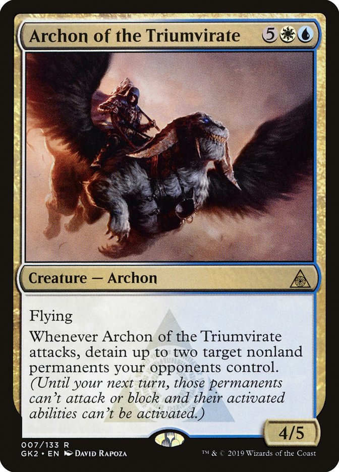 Archon of the Triumvirate [Ravnica Allegiance Guild Kit] | The Time Vault CA