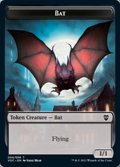 Blood // Bat Double-sided Token [Innistrad: Crimson Vow Commander Tokens] | The Time Vault CA
