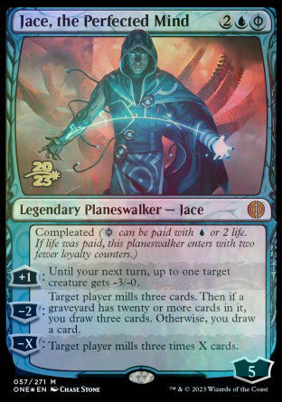 Jace, the Perfected Mind [Phyrexia: All Will Be One Prerelease Promos] | The Time Vault CA