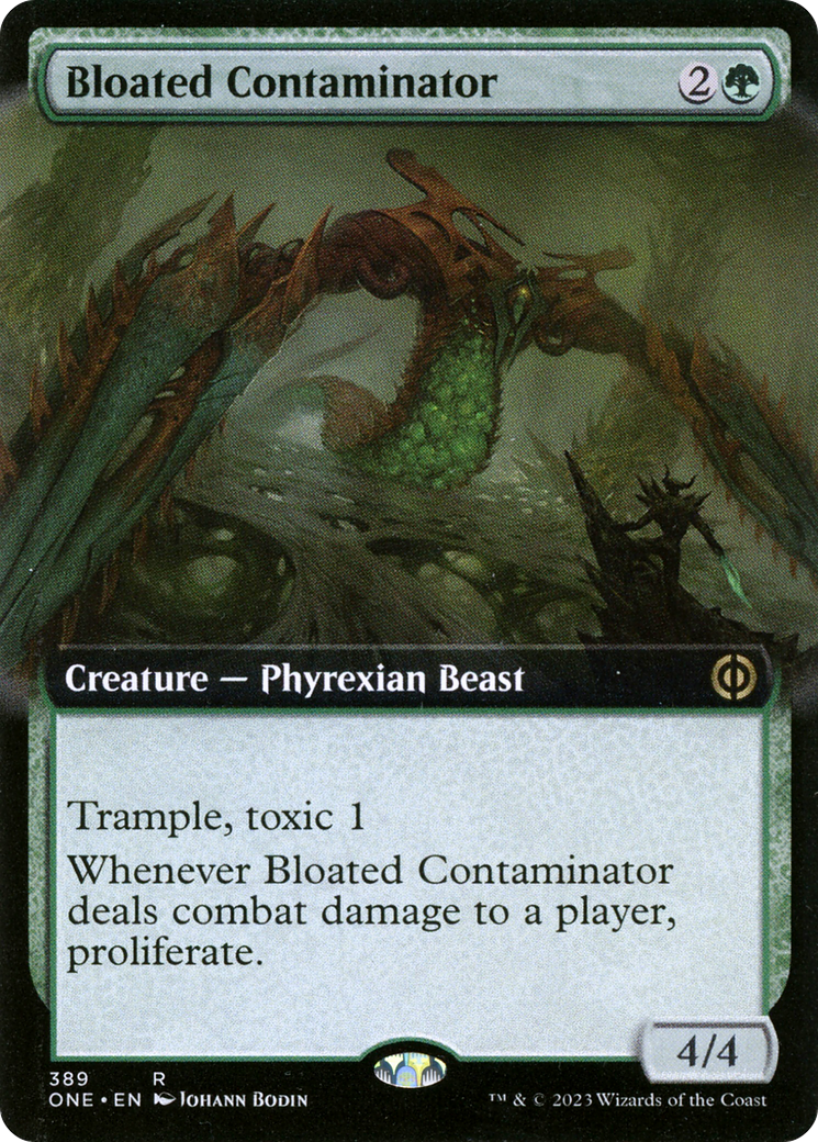 Bloated Contaminator (Extended Art) [Phyrexia: All Will Be One] | The Time Vault CA