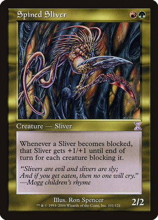 Spined Sliver [Time Spiral Timeshifted] | The Time Vault CA